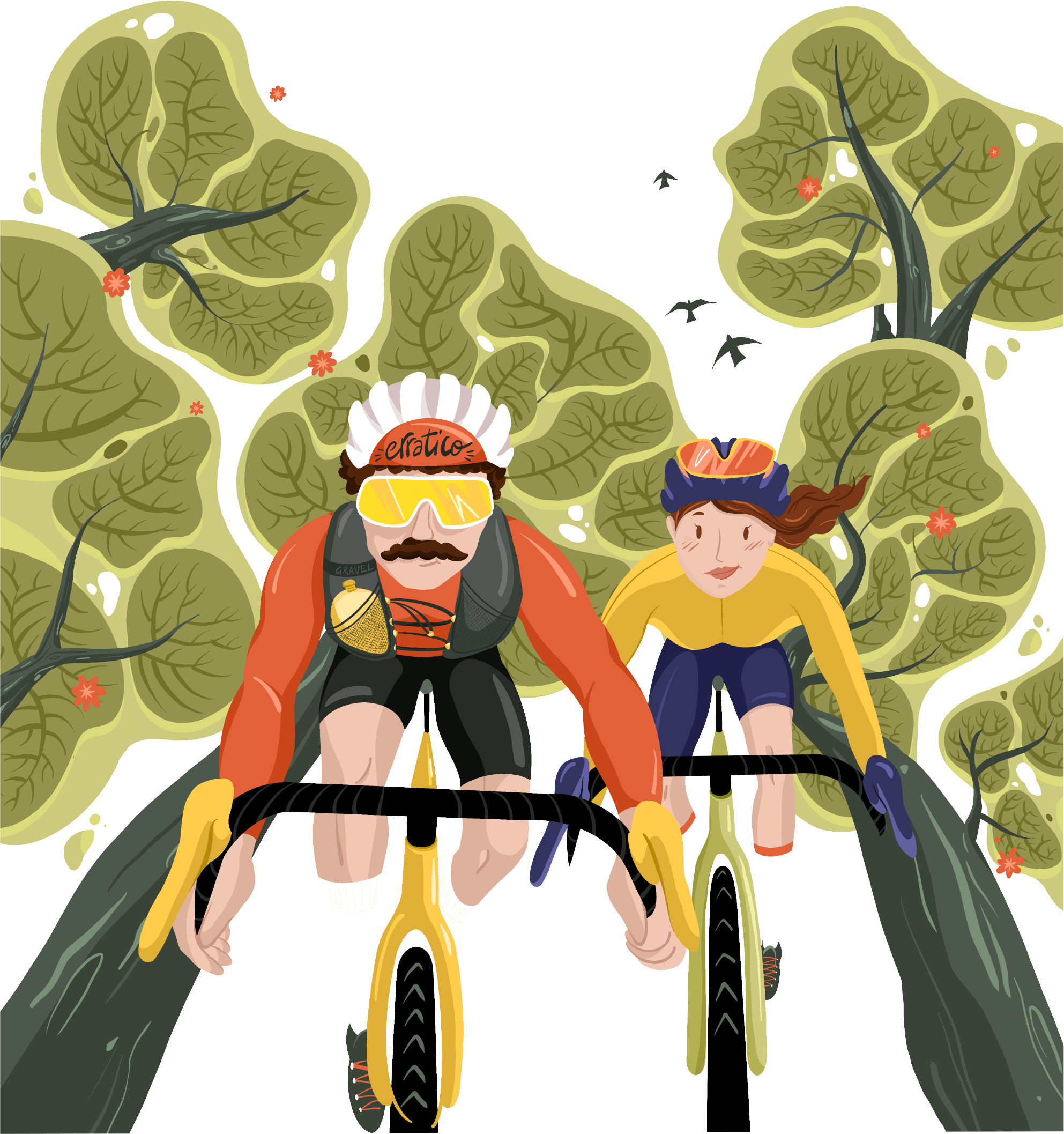 Erratico Gravel — illustrazione
